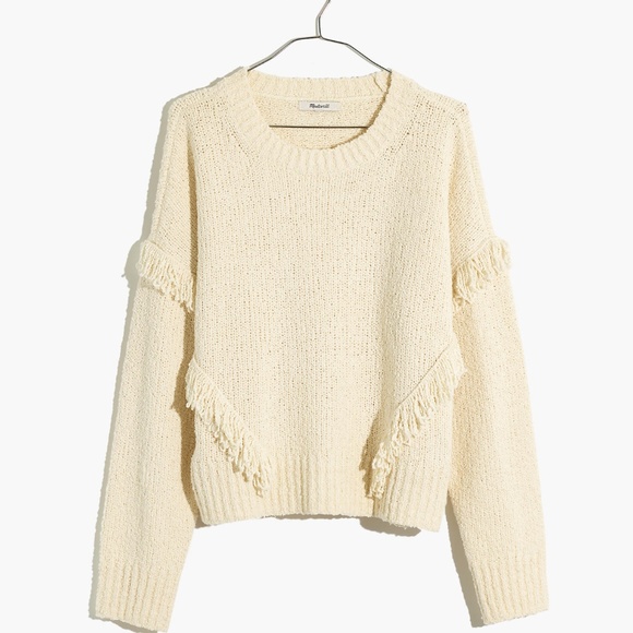 Madewell Montford Fringe Pullover Sweater - Picture 4 of 5